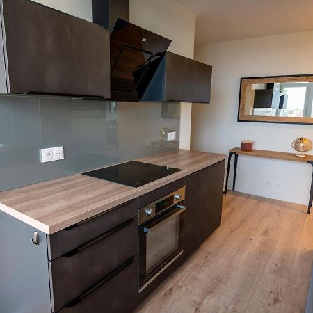 Appartamento T2 De Standing Climatise Avec Parking Prive, Tram T2 T5, Hopitaux Est Bron Esterno foto